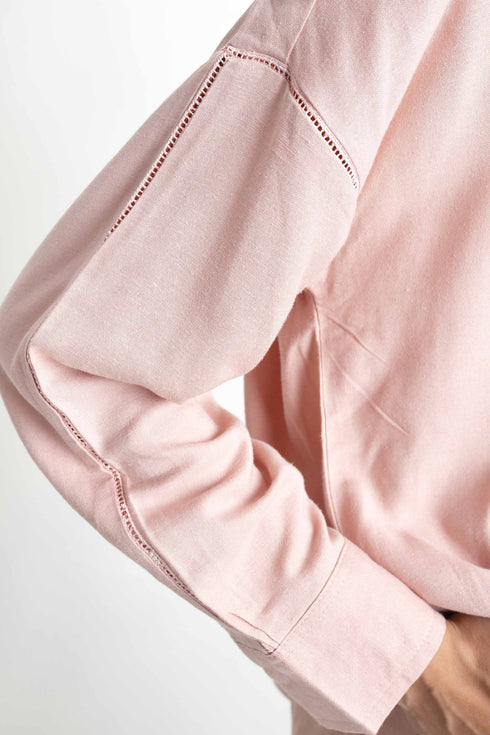 The Tea Pink Oversized Shirt